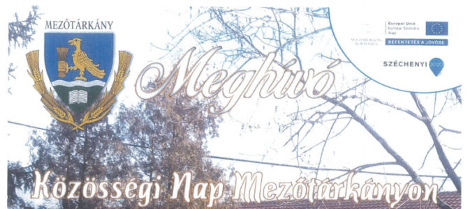 Közösségi nap Mezőtárkányon Közösségi nap Mezőtárkányon